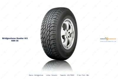 Ficha técnica Bridgestone dueler h/t 689 xl