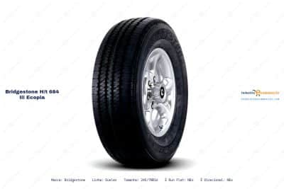Ficha técnica Bridgestone h/t 684 iii ecopia
