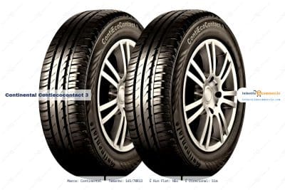 Ficha técnica Continental contiecocontact 3