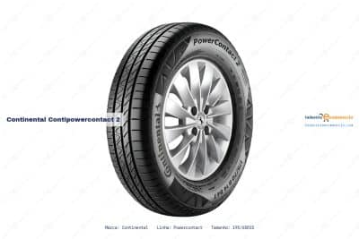 Ficha técnica Continental contipowercontact 2