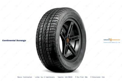 Ficha técnica Continental durango