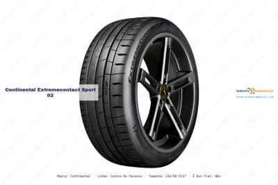 Ficha técnica Continental extremecontact sport 02