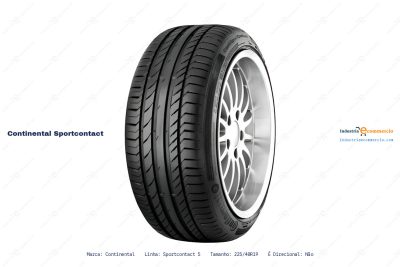 Ficha técnica Continental sportcontact
