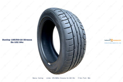 Ficha técnica Dunlop 195/50r16 direzza dz-102 84v