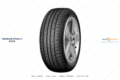 Ficha técnica Hankook prime 2 k115