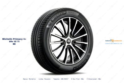 Ficha técnica Michelin primacy 4+ 95v xl tl mi