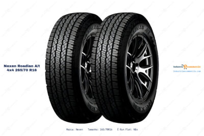 Ficha técnica Nexen roadian a/t 4x4 265/70 r16