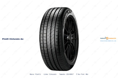 Ficha técnica Pirelli cinturato ao