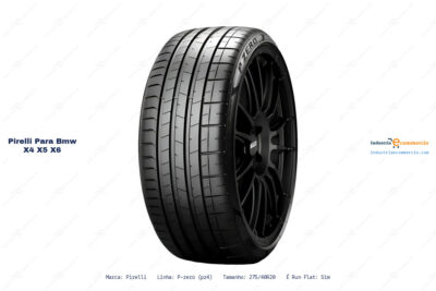 Ficha técnica Pirelli para bmw x4 x5 x6